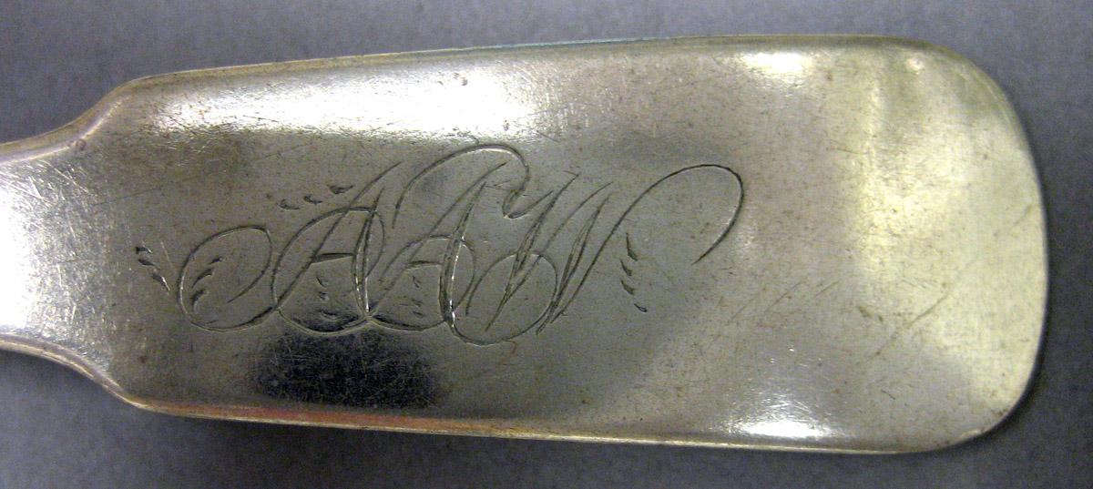 1968.0146.003 Silver Spoon engraving