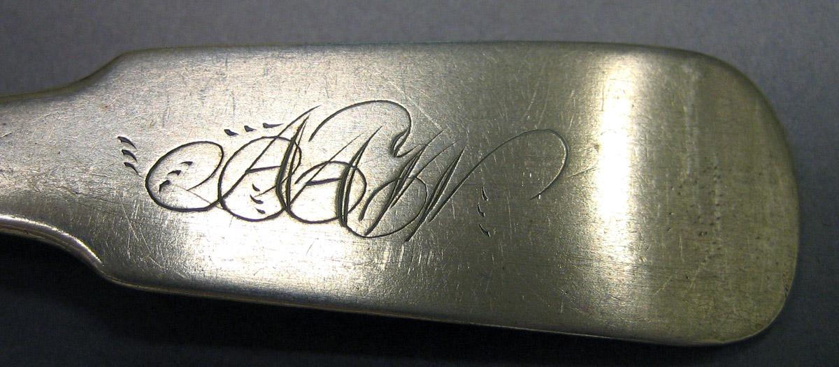 1968.0146.005 Silver Spoon engraving