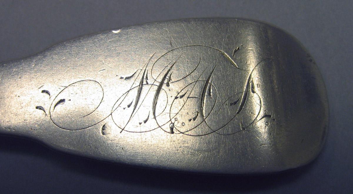 1969.0147 Silver Fork engraving