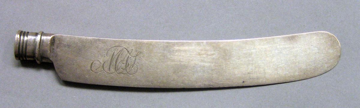1968.0149 Silver Knife Blade upper surface