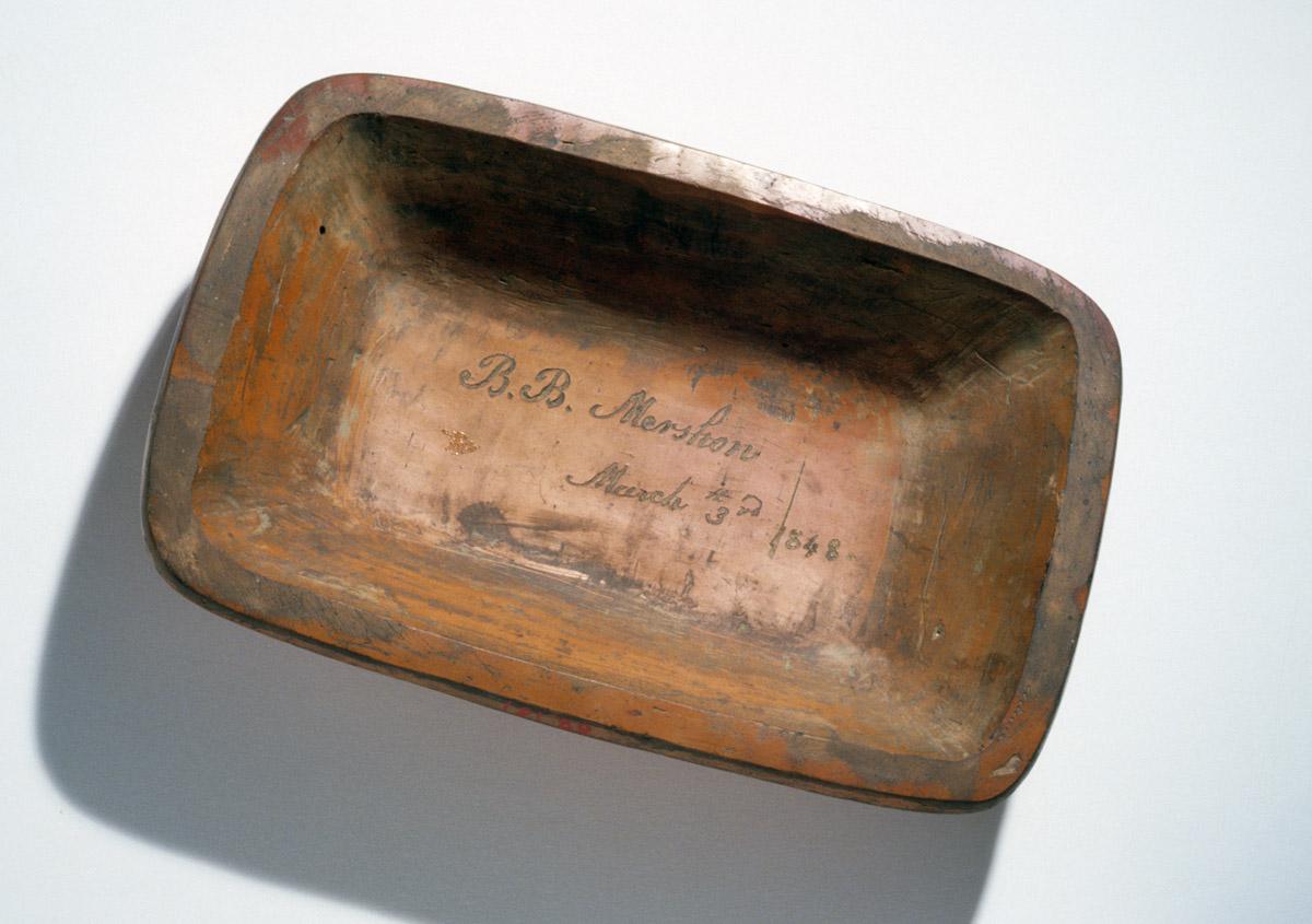 1968.0161 Tool (for Ceramics) Loaf Dish Mold