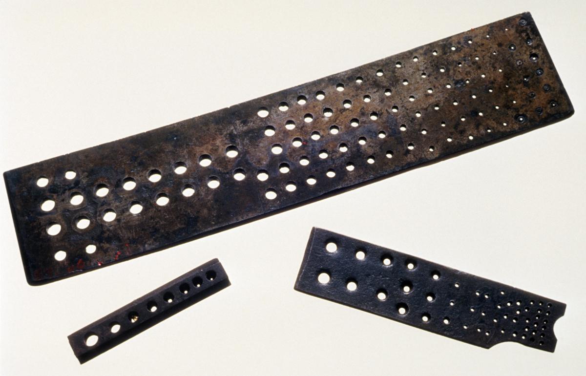 1957.0026.439, .441, .443 Draw Plates