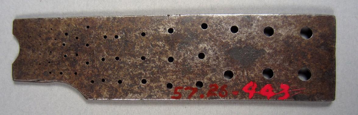 1957.0026.443 Wire or draw plate, View 2