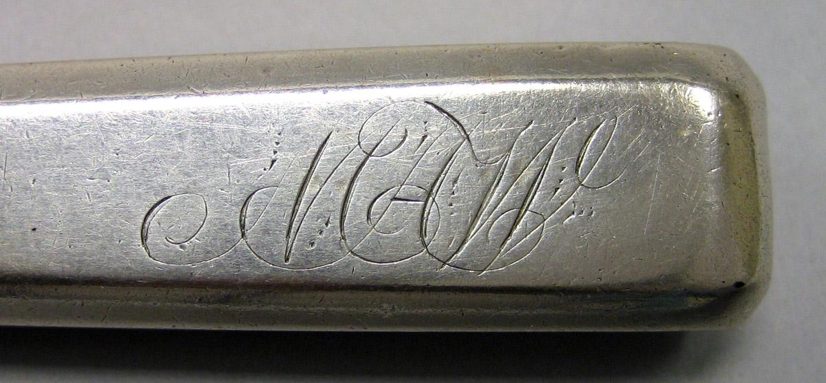 1968.0173.002 Silver Knife engraving