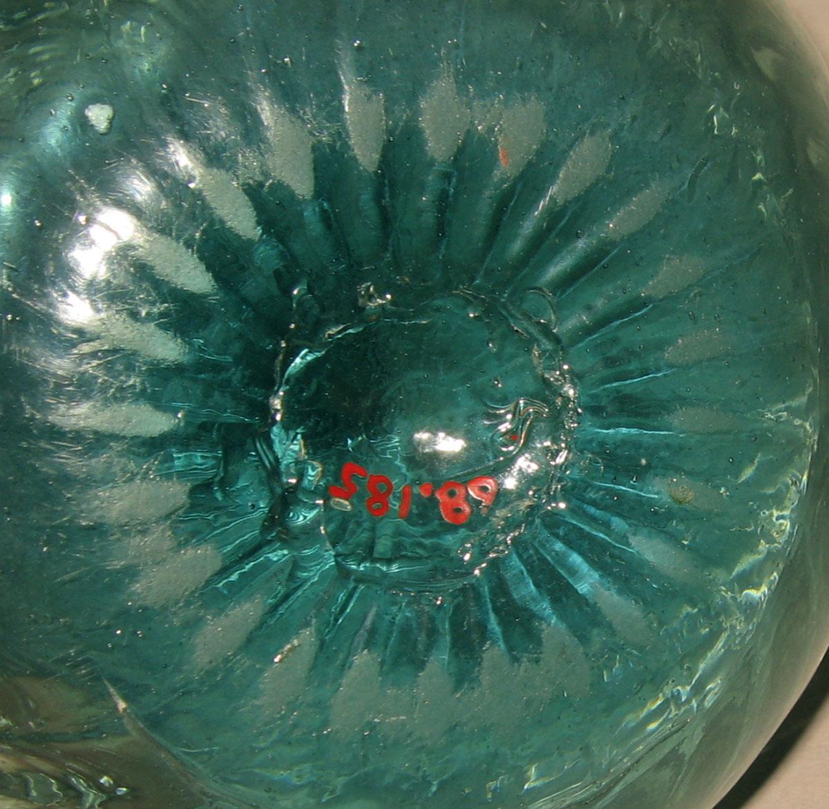 1968.0185 Glass Bottle (underside)
