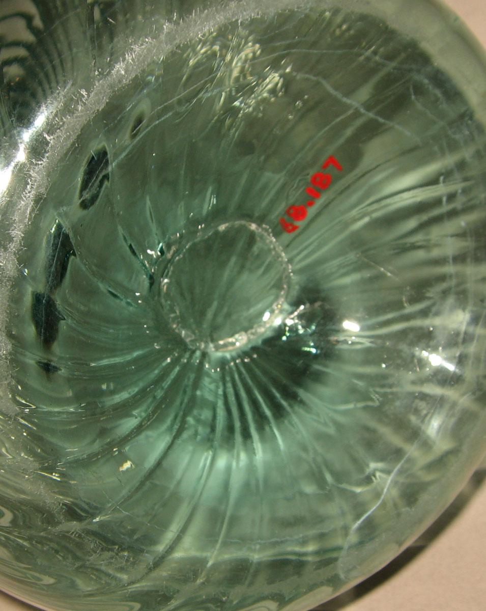 1968.0187 Glass Bottle (underside)