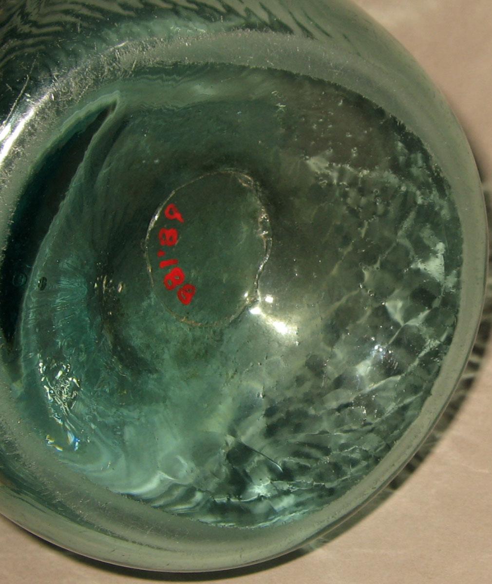 1968.0188 Glass Bottle (underside)