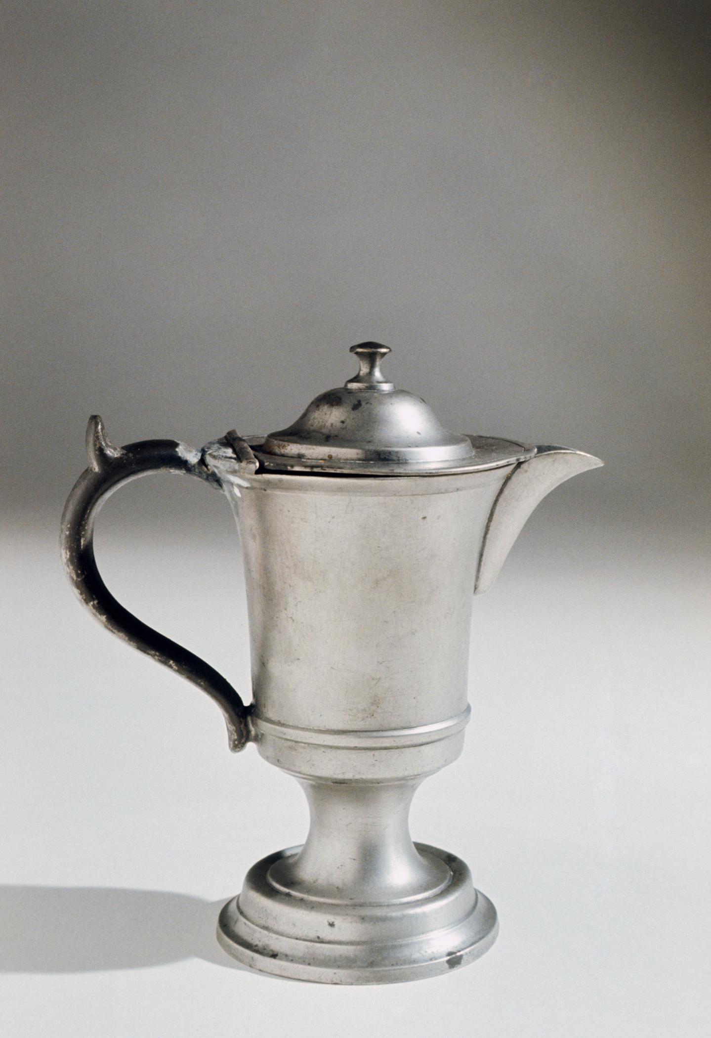 1968.0233 Pewter syrup pitcher