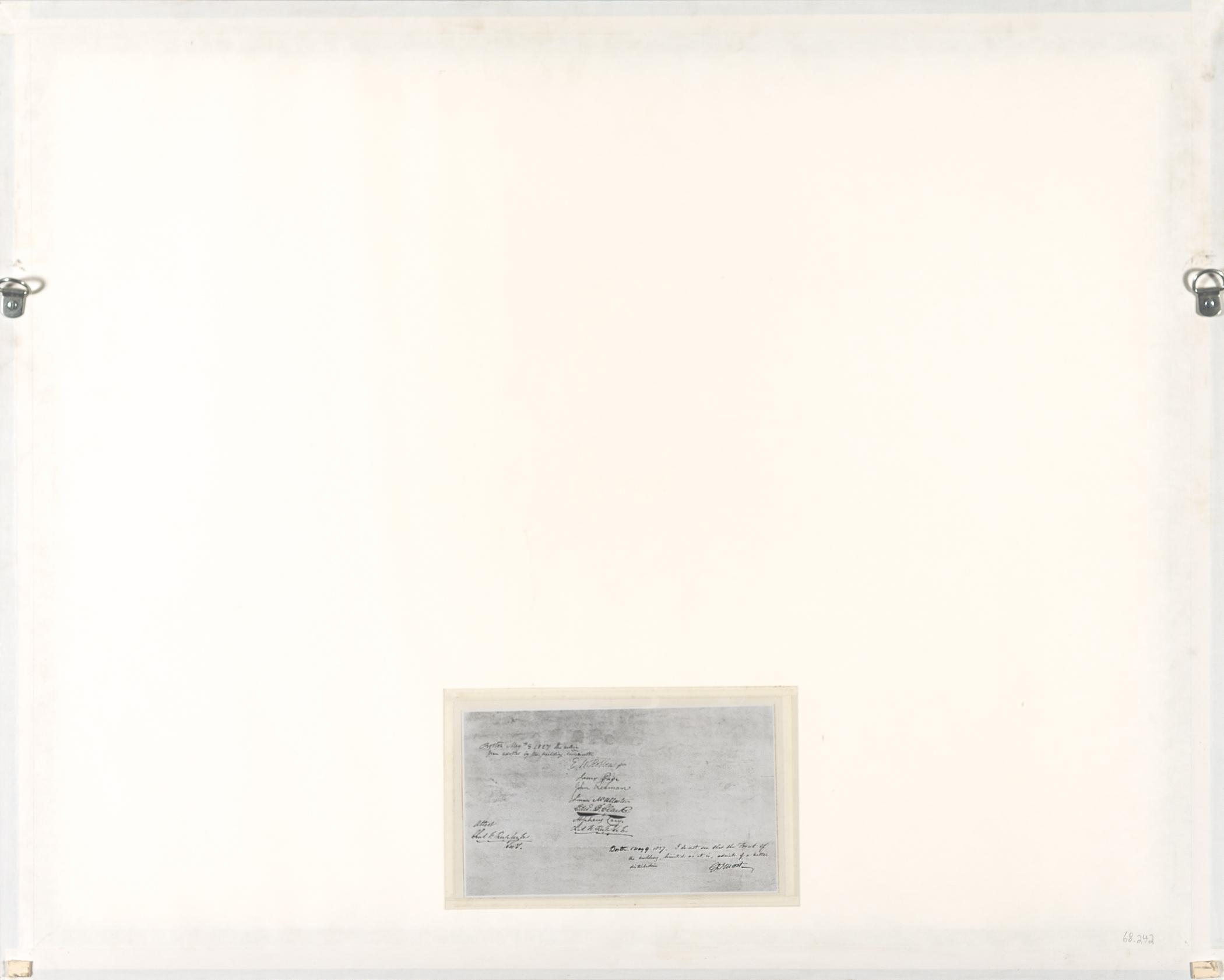 1968.0242 Drawing, view 2, reverse