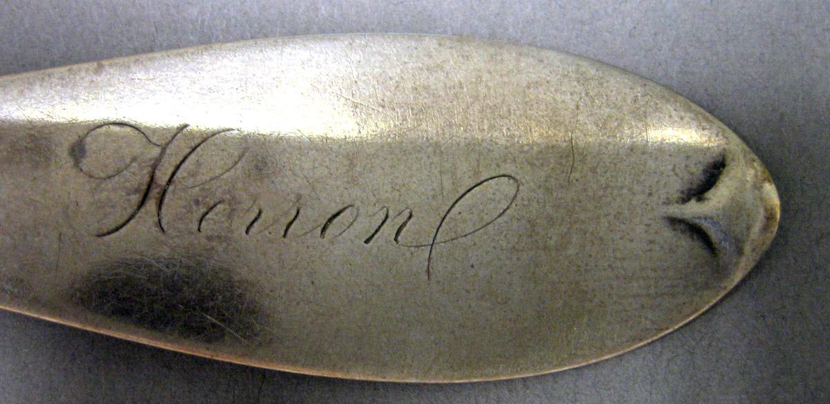 1968.0246 Silver Spoon engraving