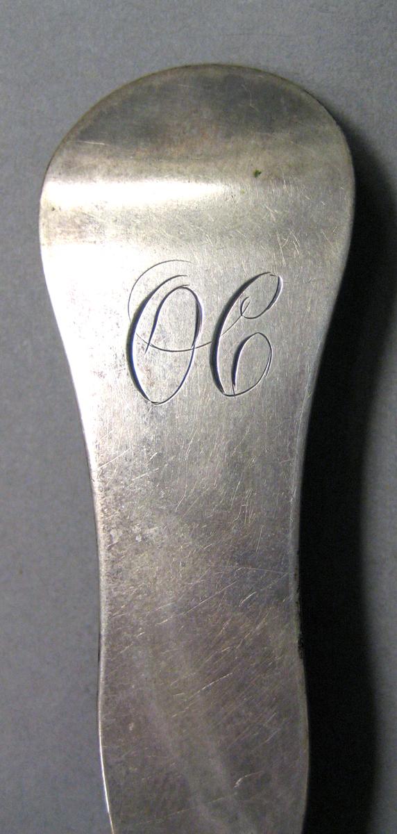 1968.0264 Silver Ladle engraving