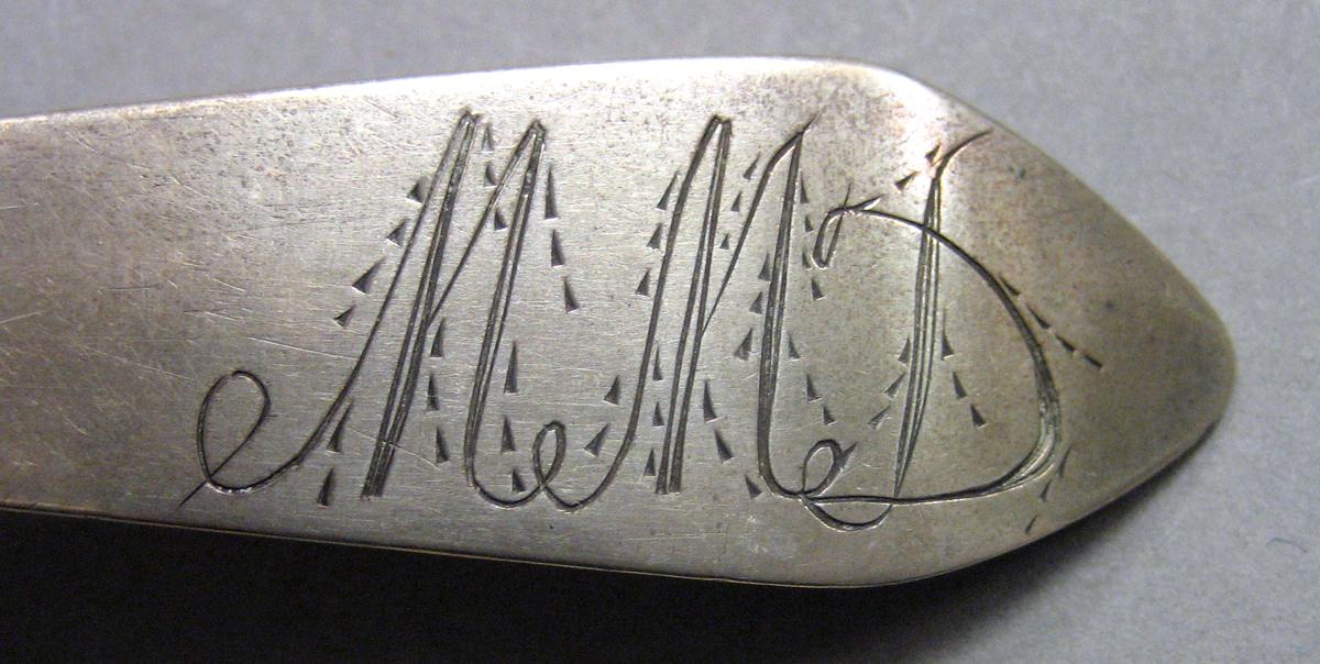 1968.0267 Silver Spoon engraving