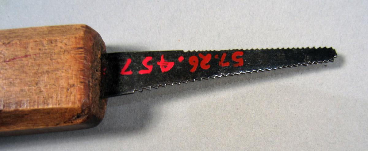1957.0026.457 Keyhole saw, Saw blade