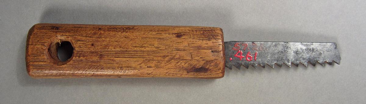 1957.0026.461, Keyhole saw, side 1