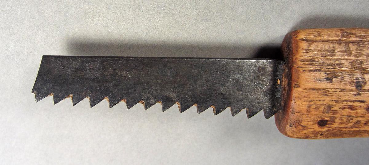 1957.0026.461, Keyhole saw, blade side 2