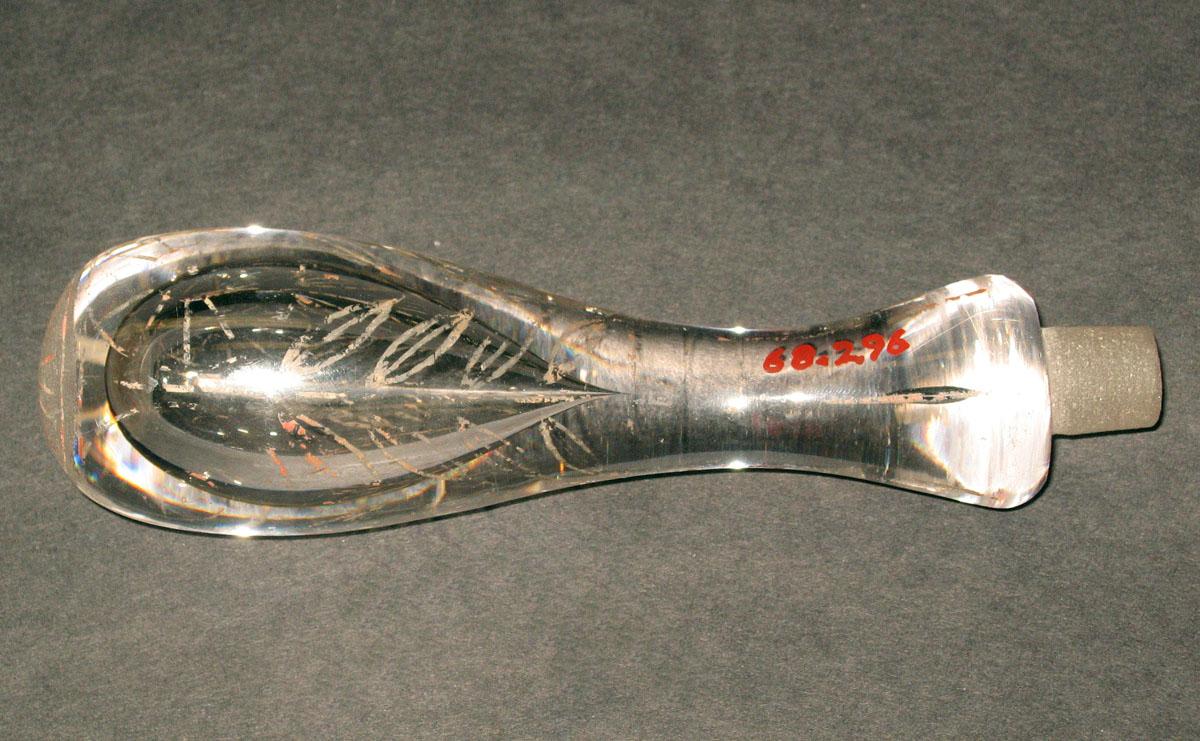 1968.0296 Glass punch ladle handle