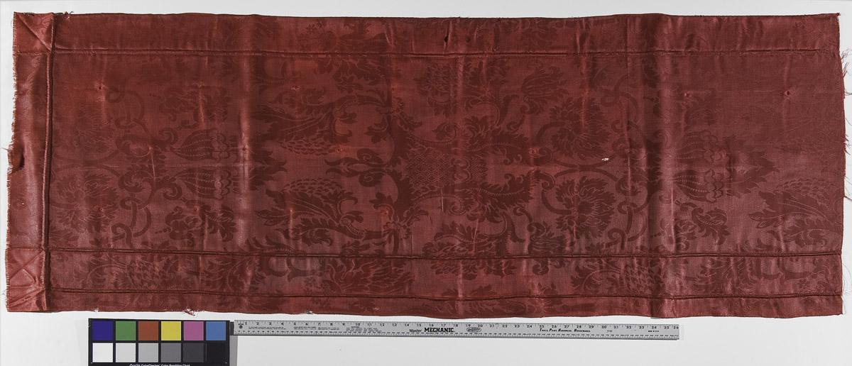 1968.0303 Wool, Damask, Textile Length