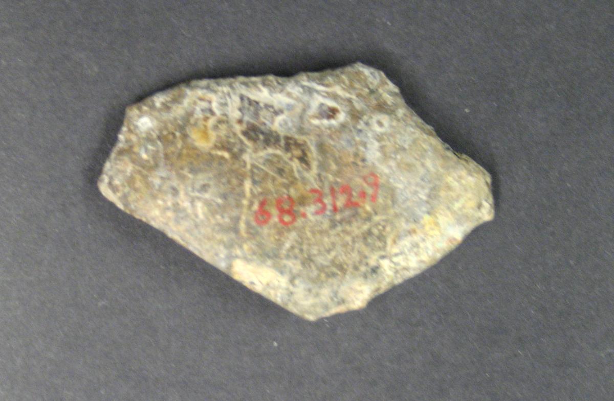 1968.0312.009 Bottle Glass fragment