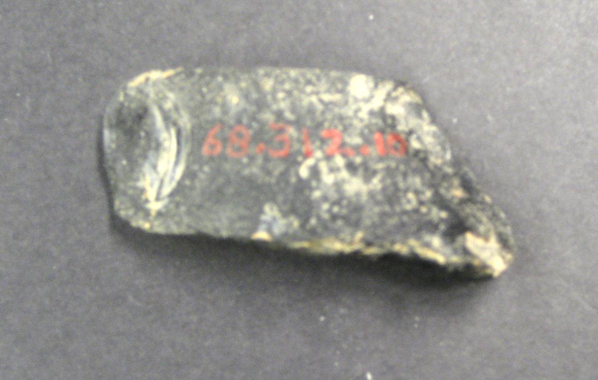 1968.0312.010 Bottle glass fragment