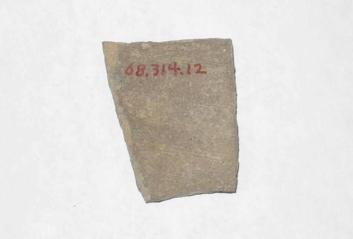 1968.0314.012 Stoneware fragment-underside