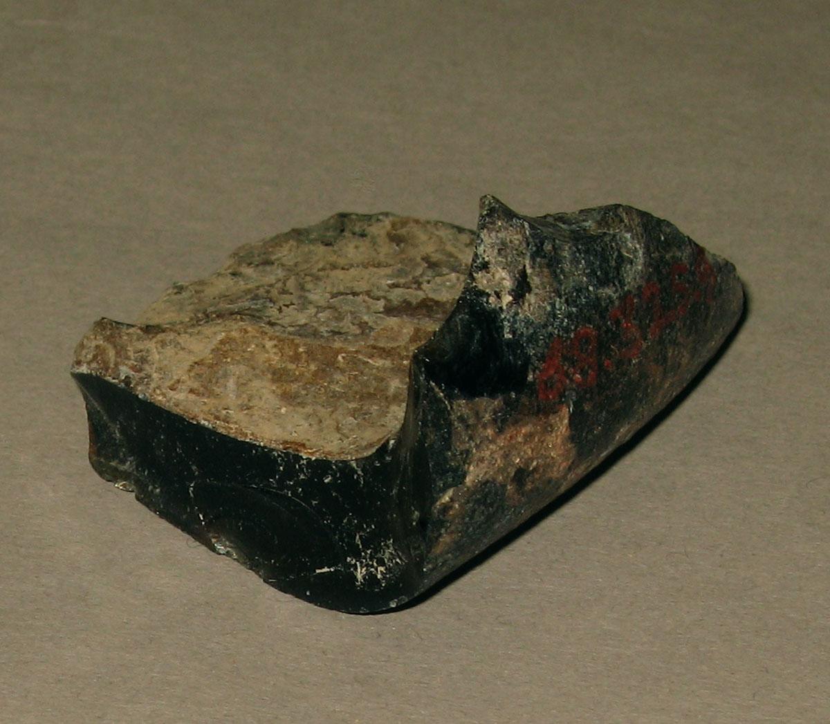 1968.0325.009 Glass bottle fragment