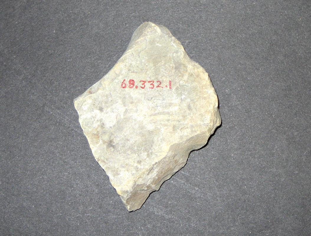 1968.0332.001 Stone fragment