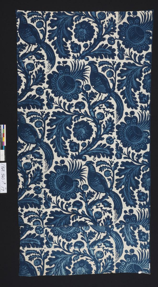 1968.0360.001 Textile, printed, reverse