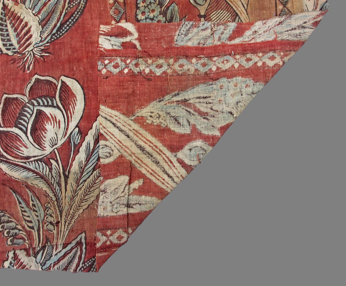 1968.0364 textile, printed folded corner