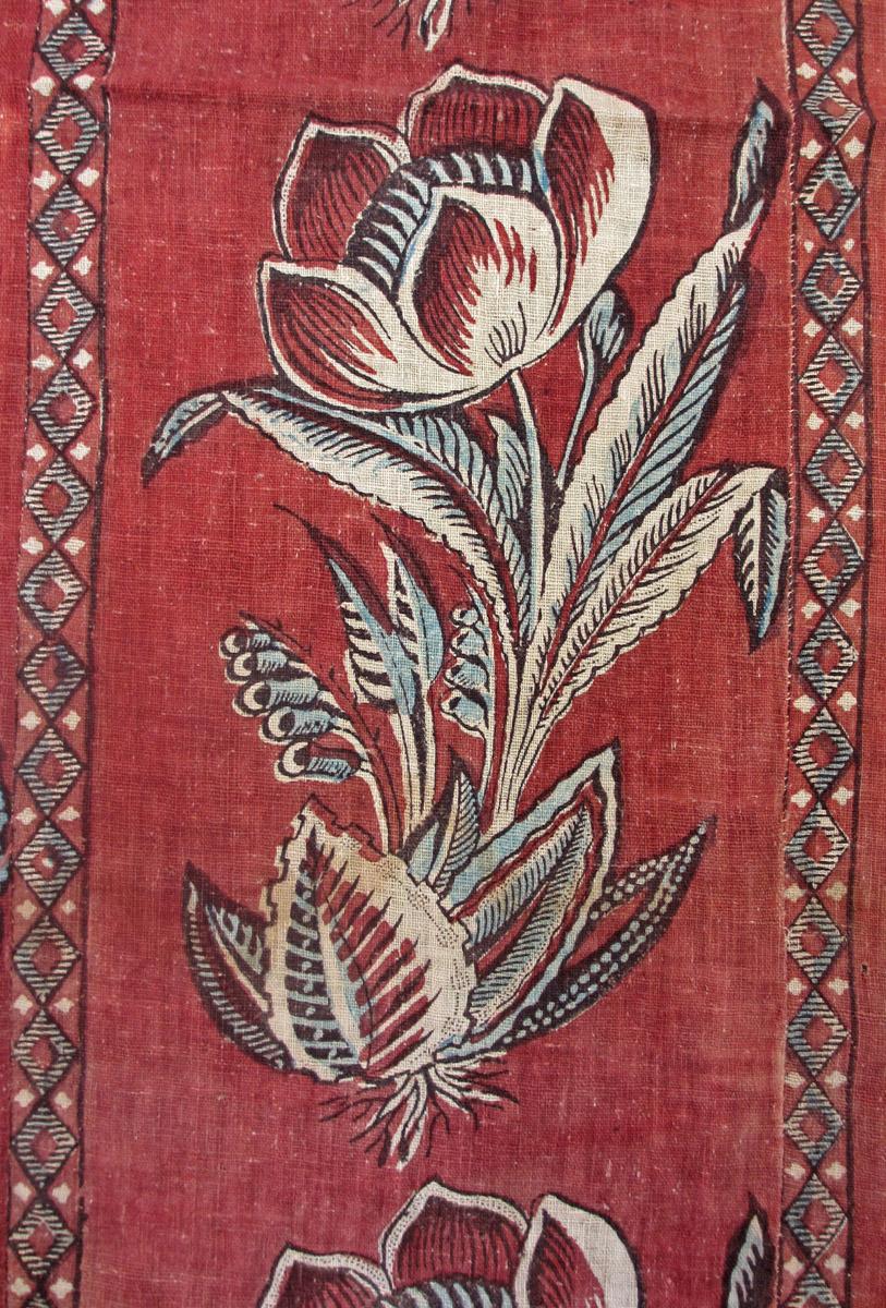 1968.0364 textile, printed detail