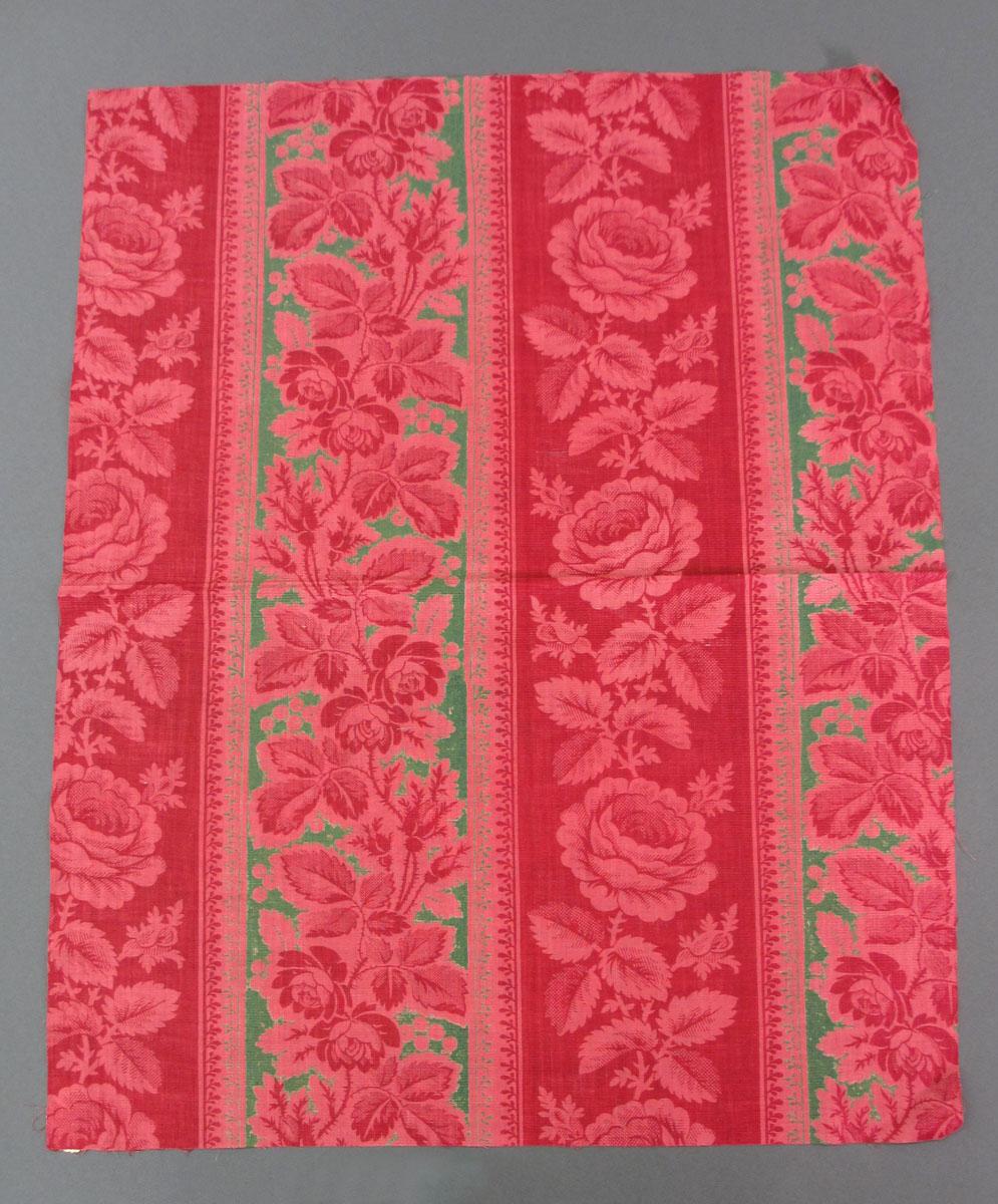 1968.0369 Textile, printed reverse