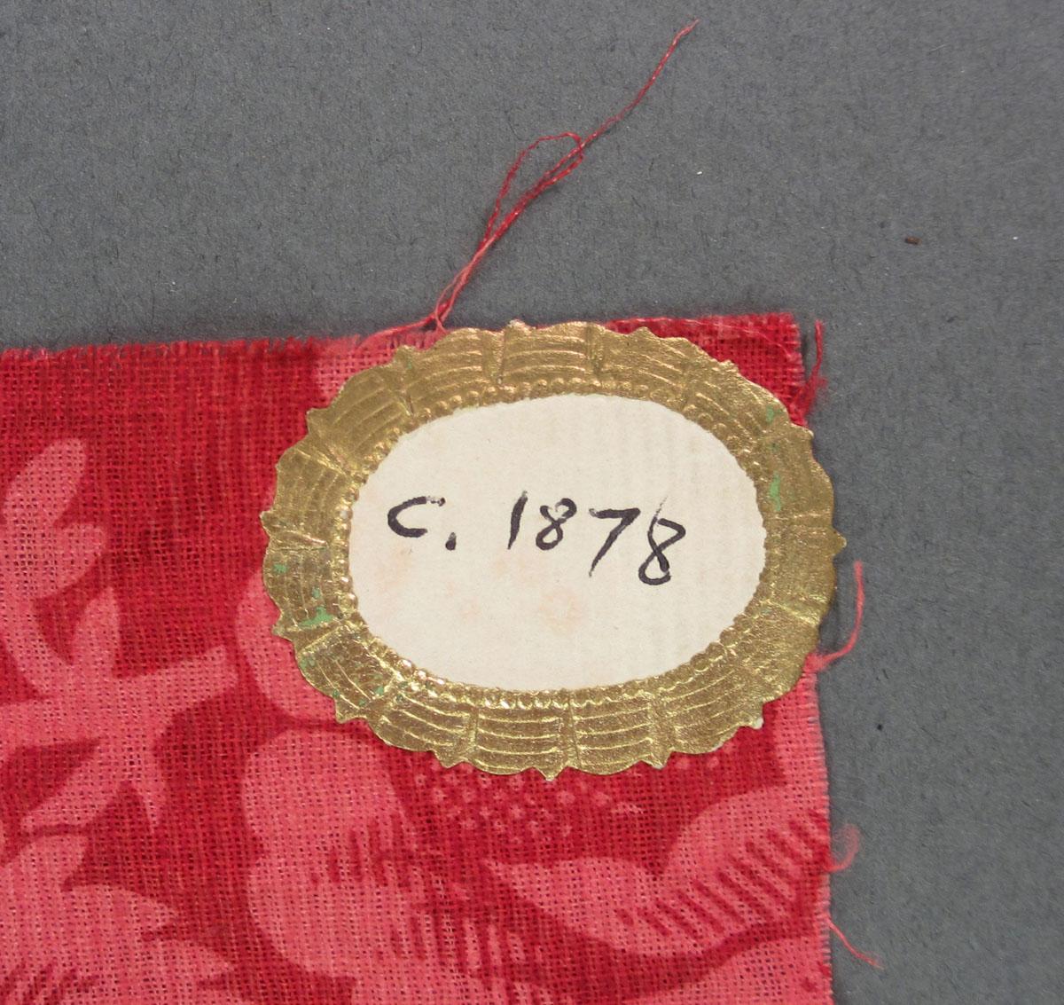 1968.0369 Textile, printed label