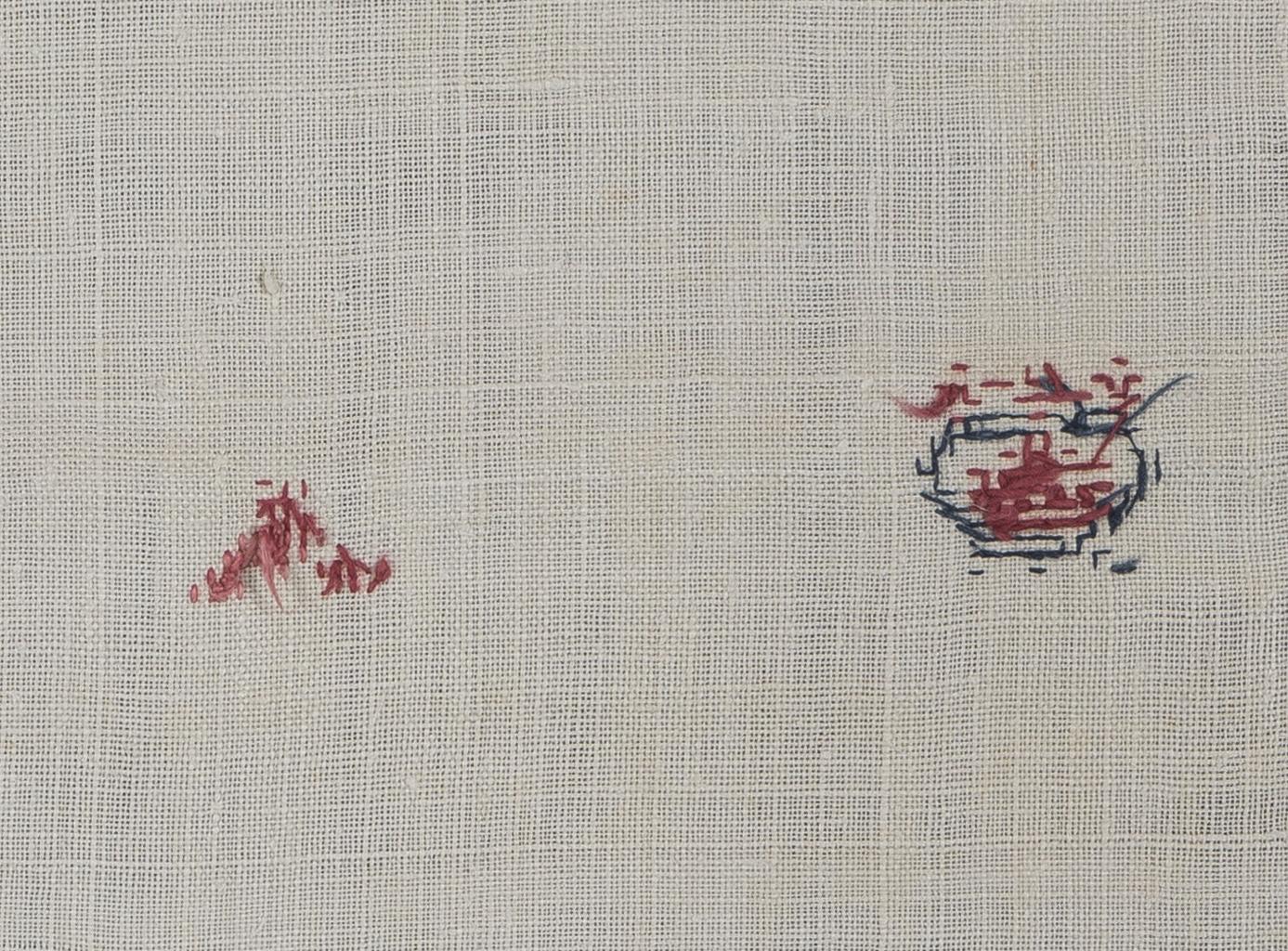 1968.0387 Towel, reverse, detail 2