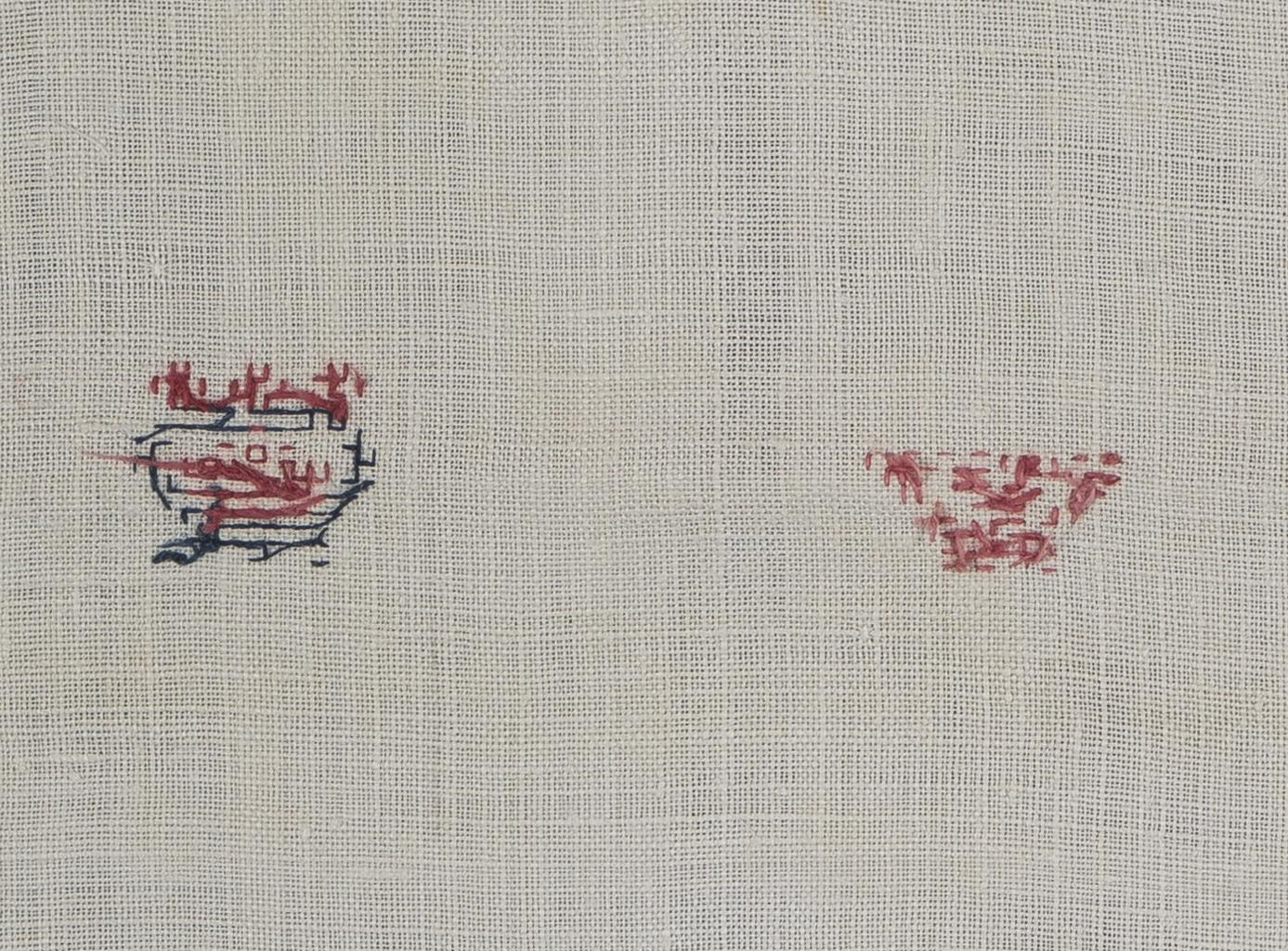 1968.0387 Towel, reverse, detail 4