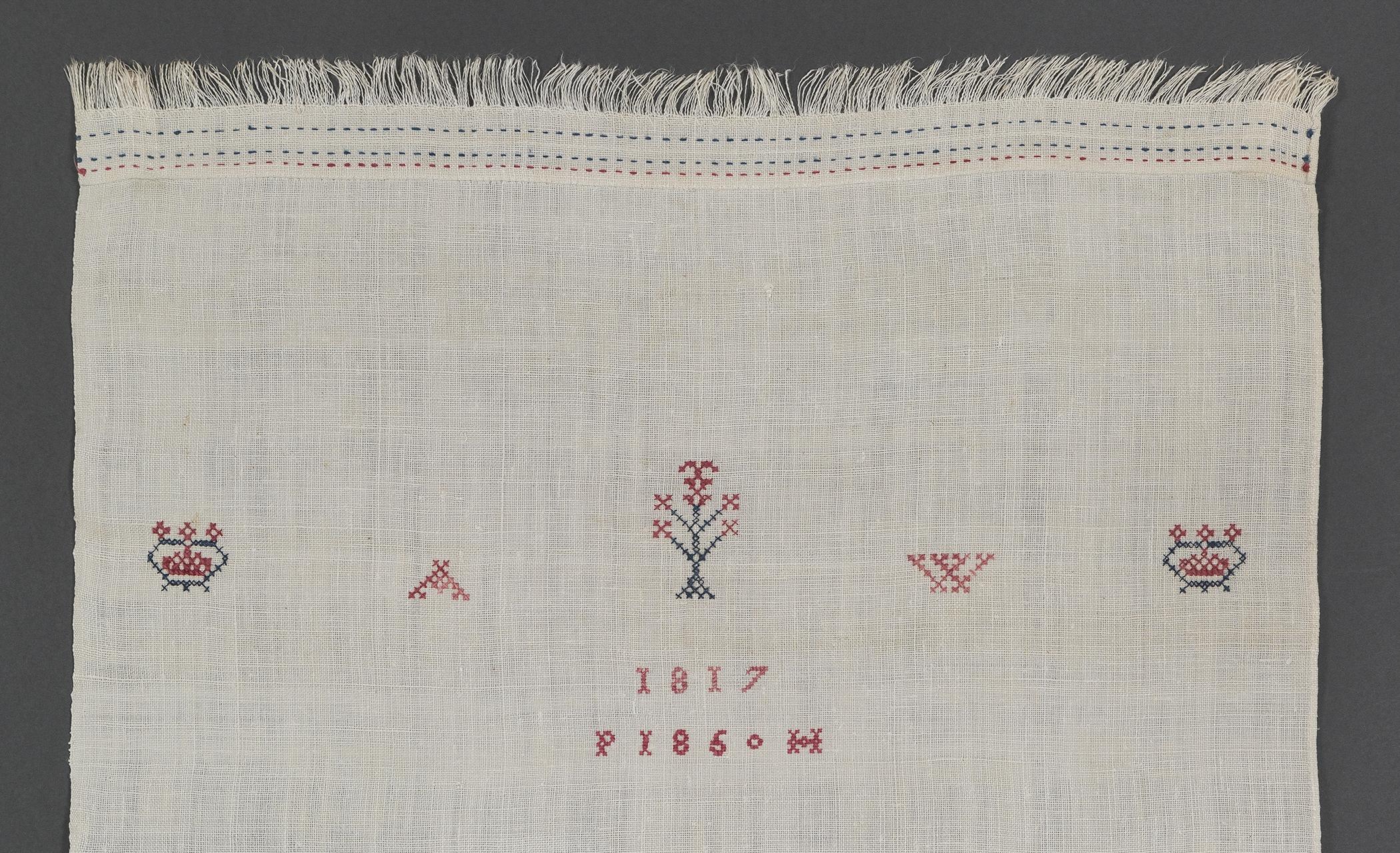 1968.0387 Towel, detail 1