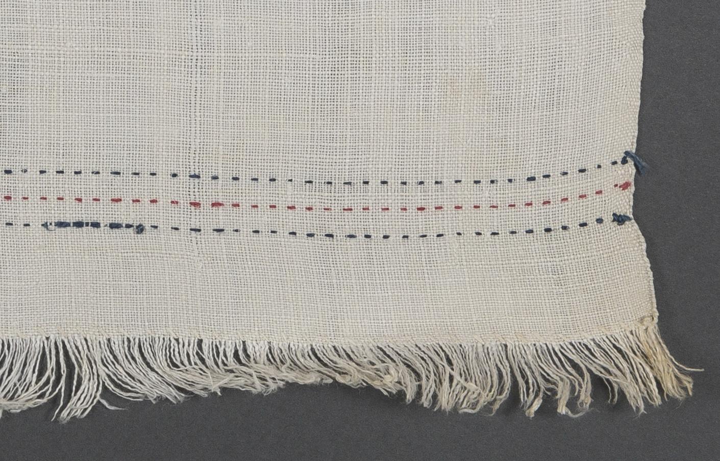 1968.0387 Towel, reverse, detail 11