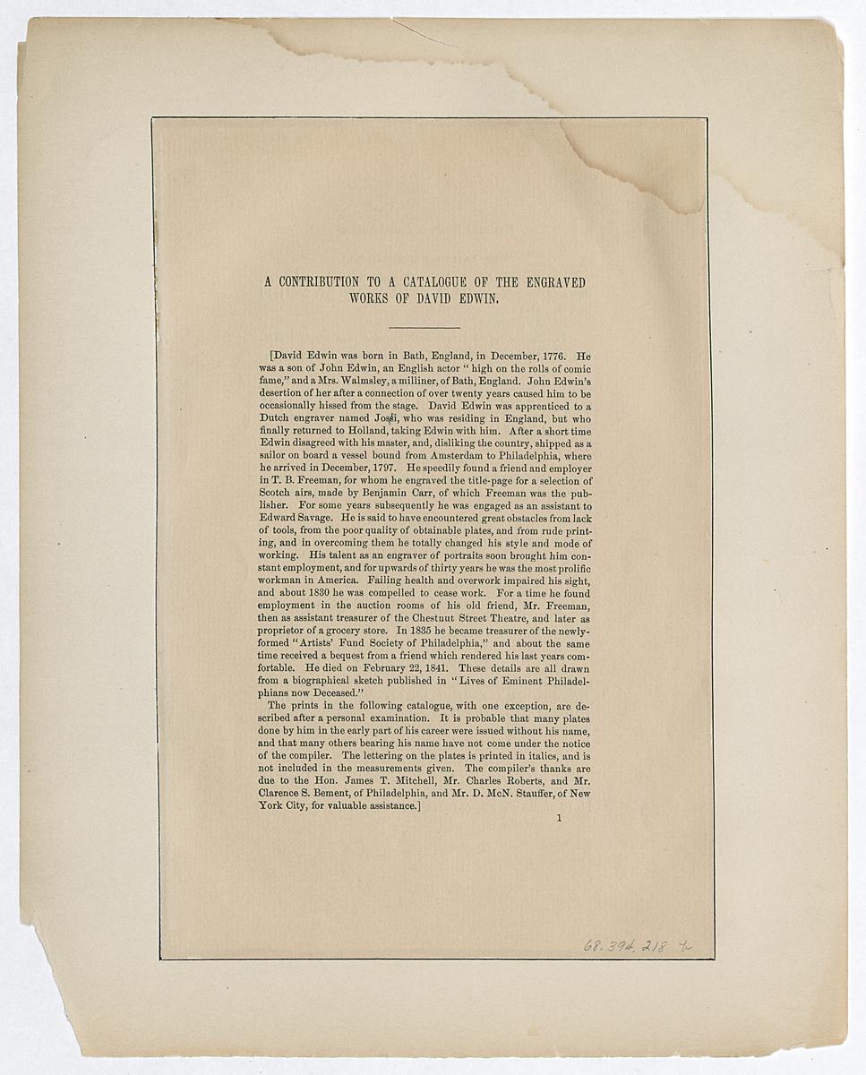 1968.0394.218 A Catalogue, Verso