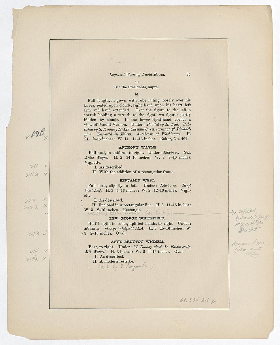 1968.0394.218 R Catalogue Verso