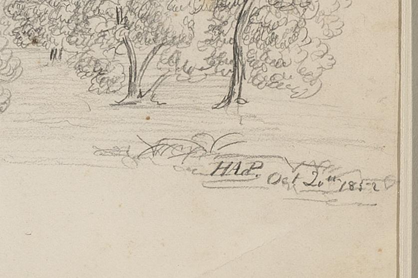 1968.0500 Drawing, detail 1