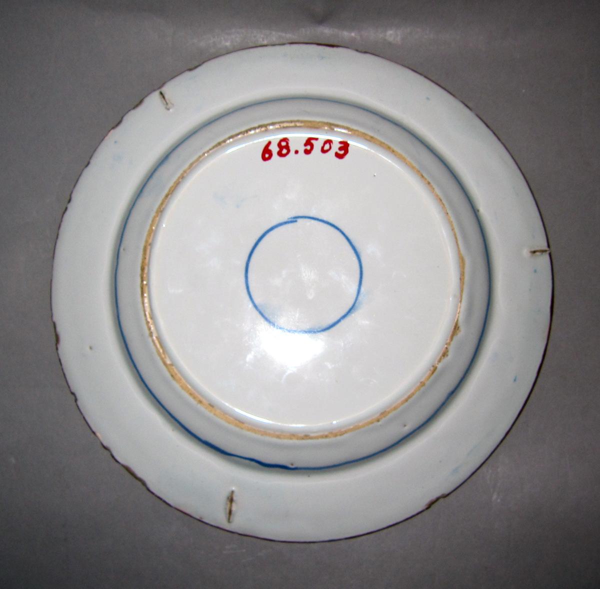 1968.0503 Delft plate underside