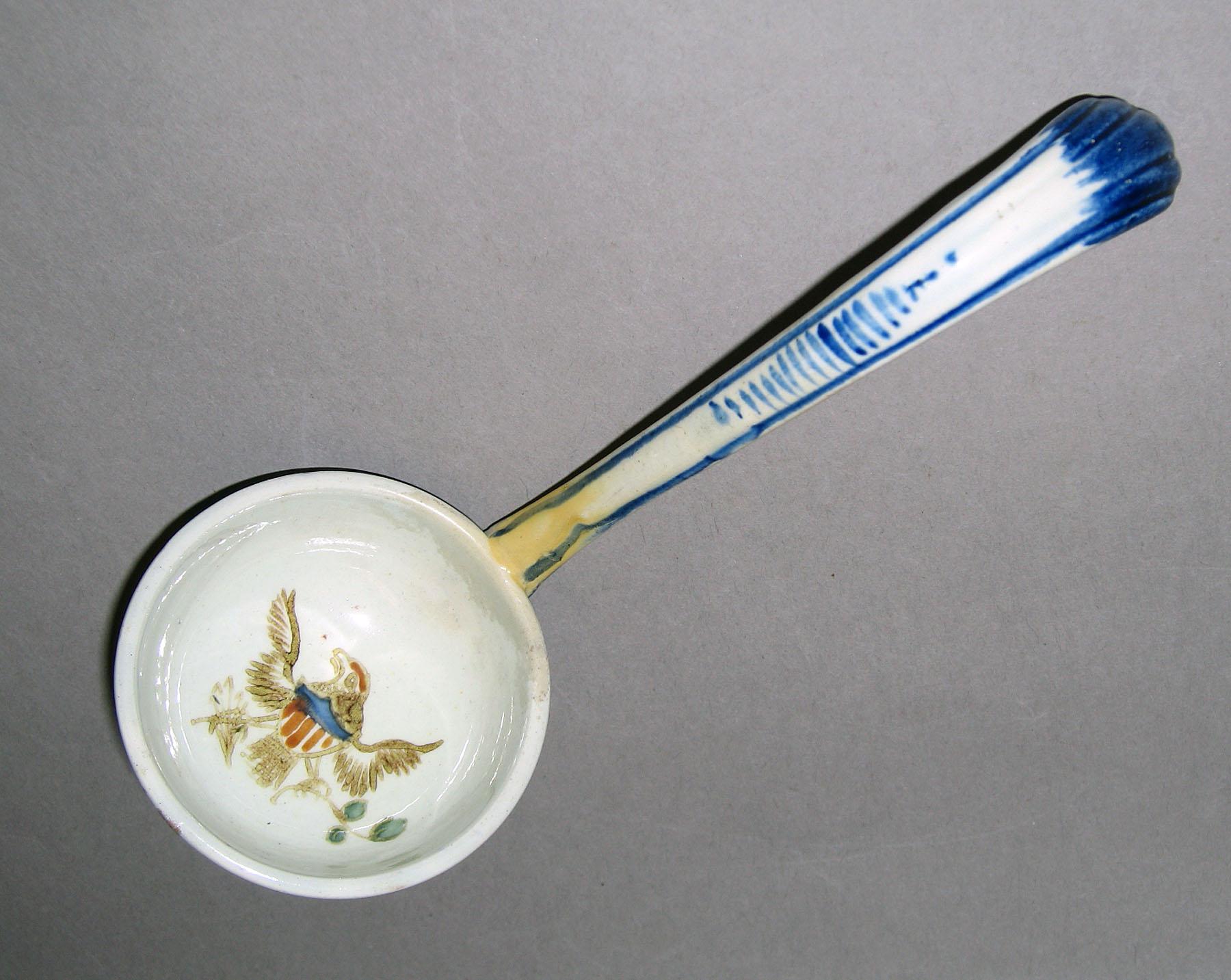 1968.0542 Pearlware ladle