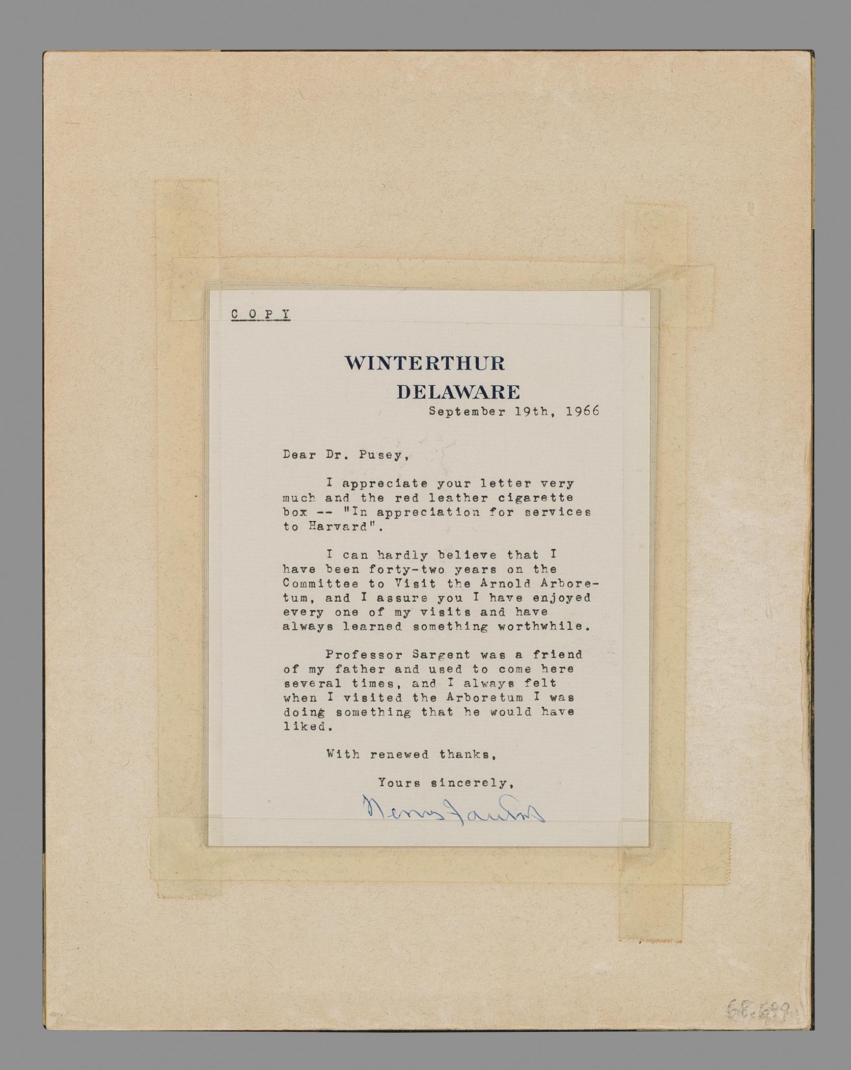 1968.0699 B Letter, C Frame, view 1, reverse