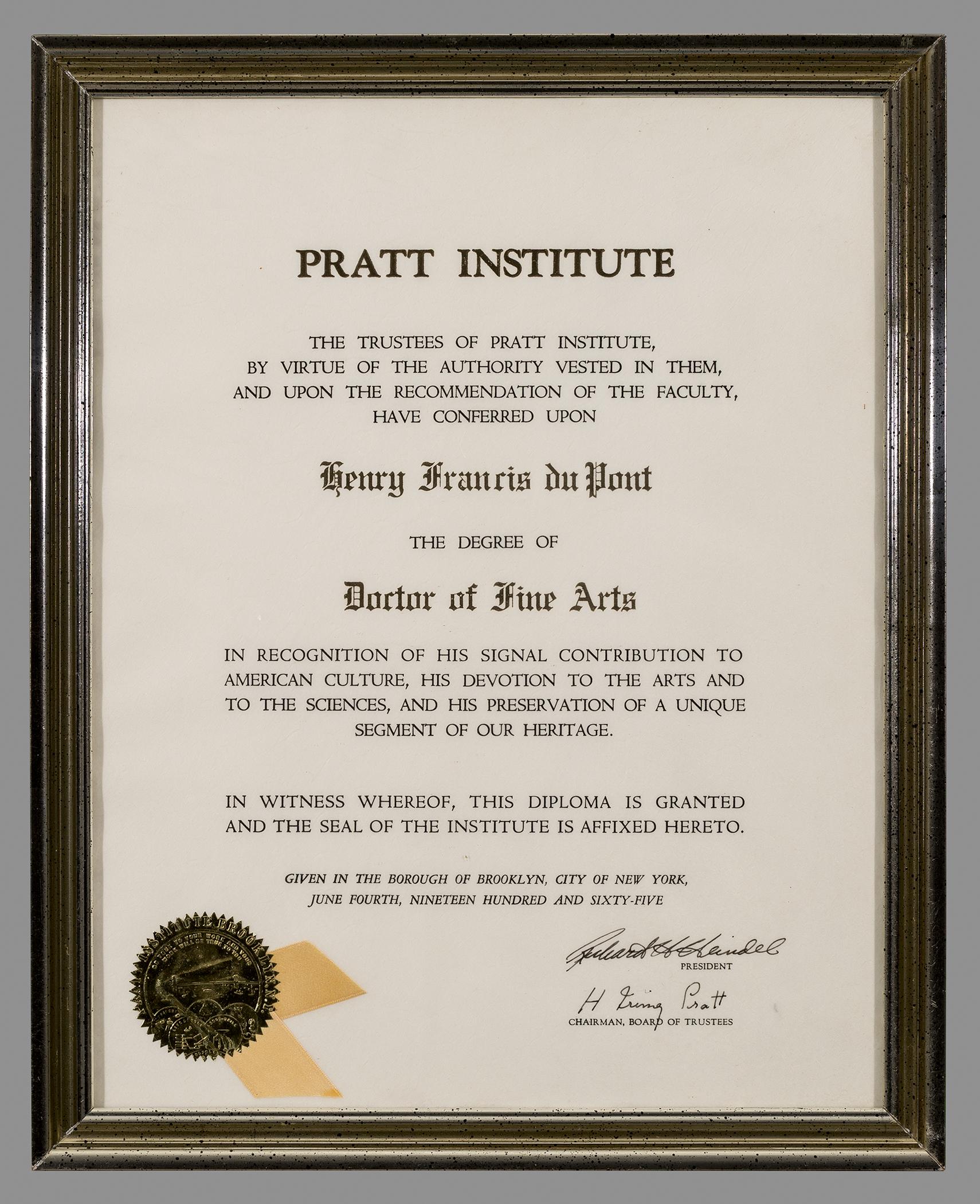 1968.0709 A Certificate, C Frame, view 1