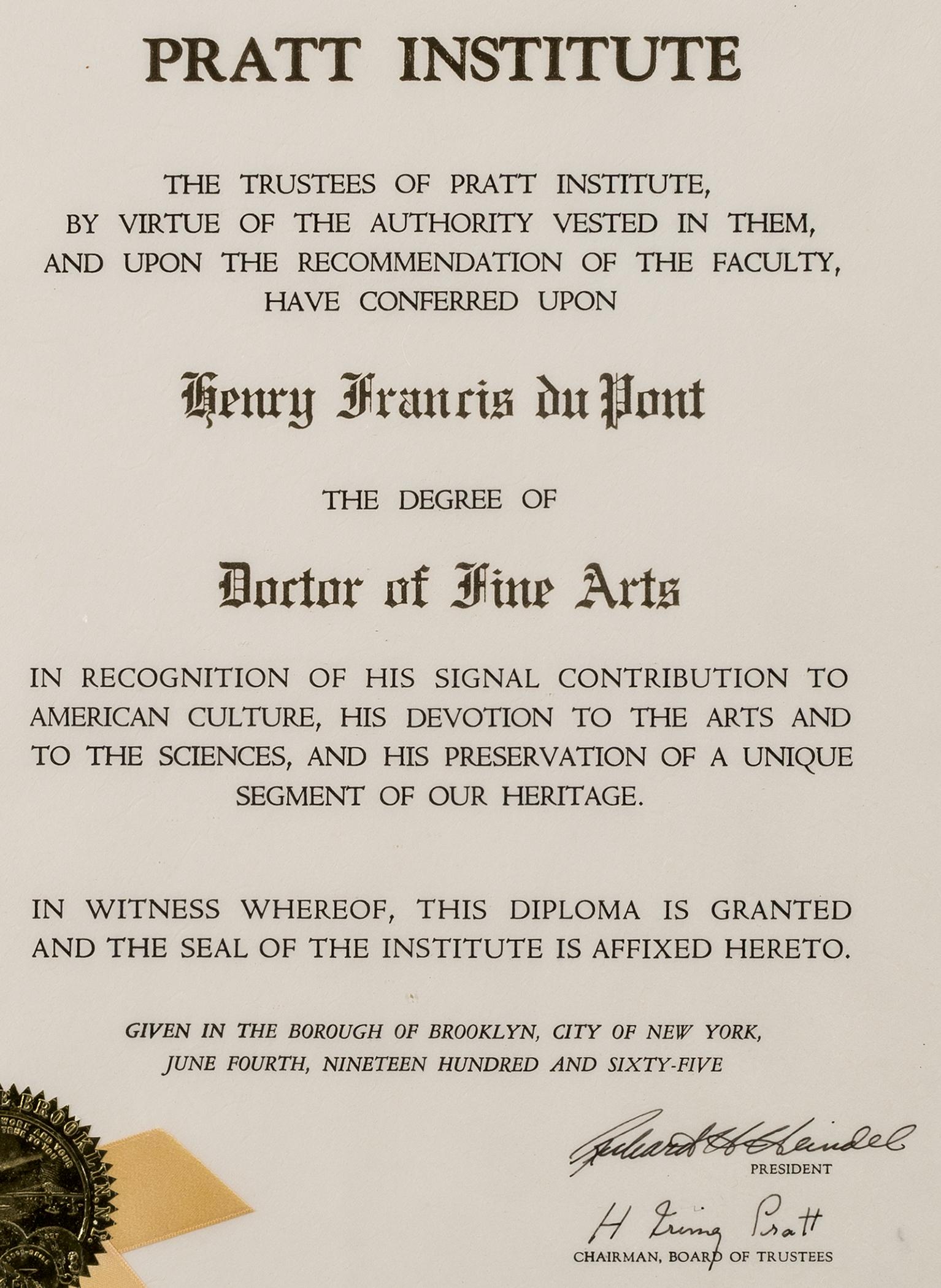 1968.0709 Certificate, detail 1