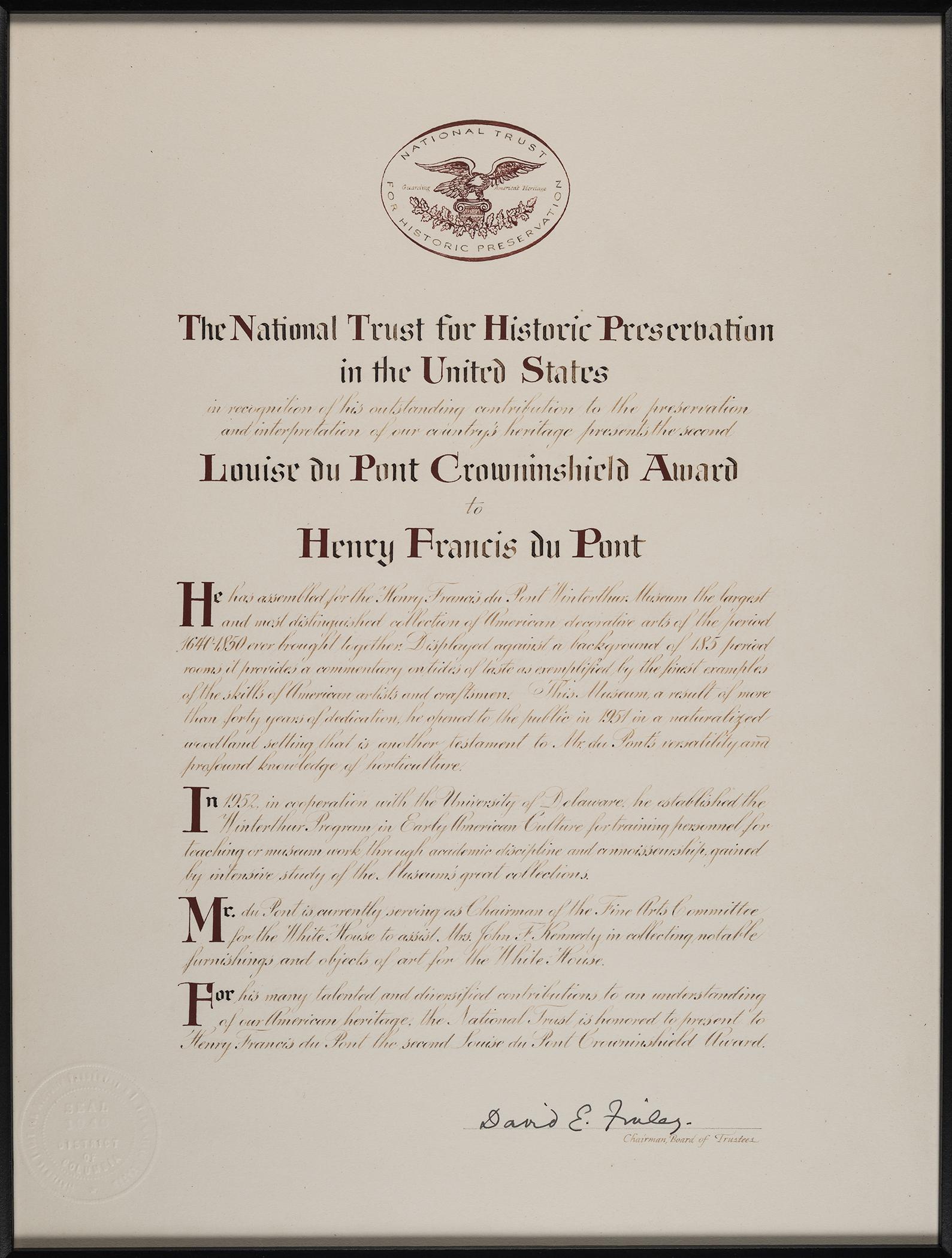 1968.0710 A Certificate, overall 1