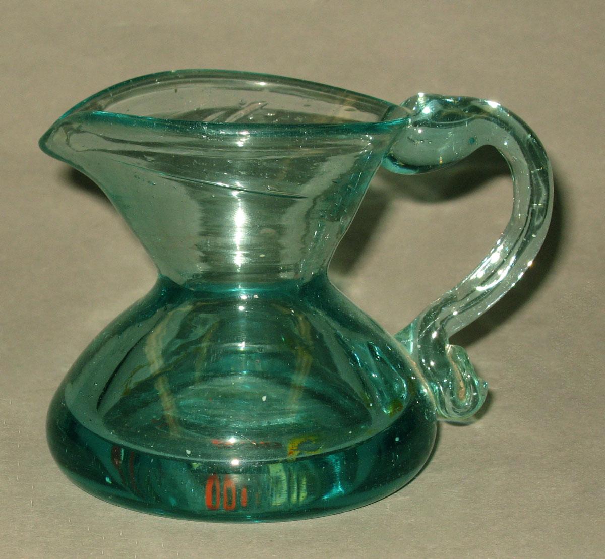 1968.0729 Glass cream jug