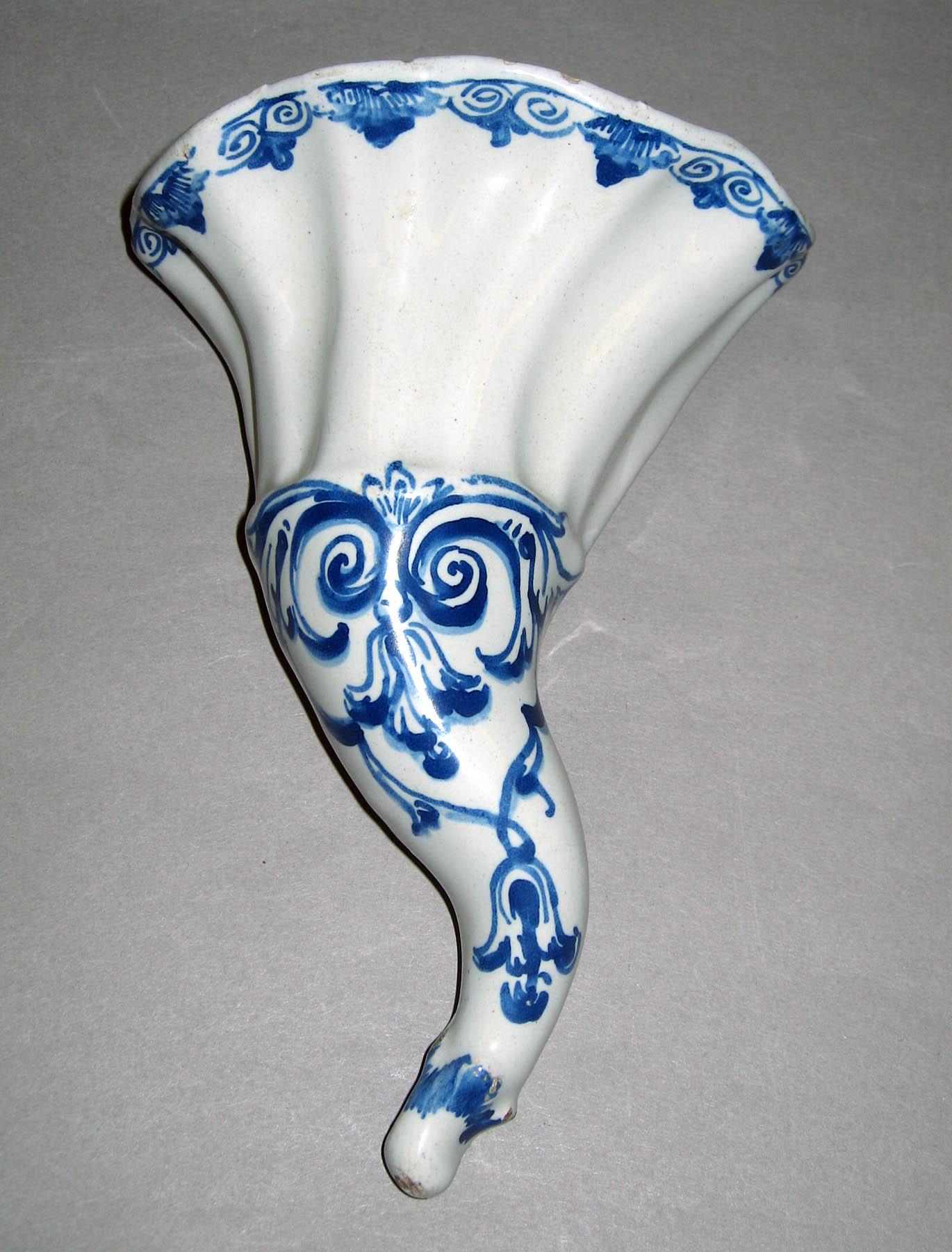 1968.0759 Earthenware wall pocket