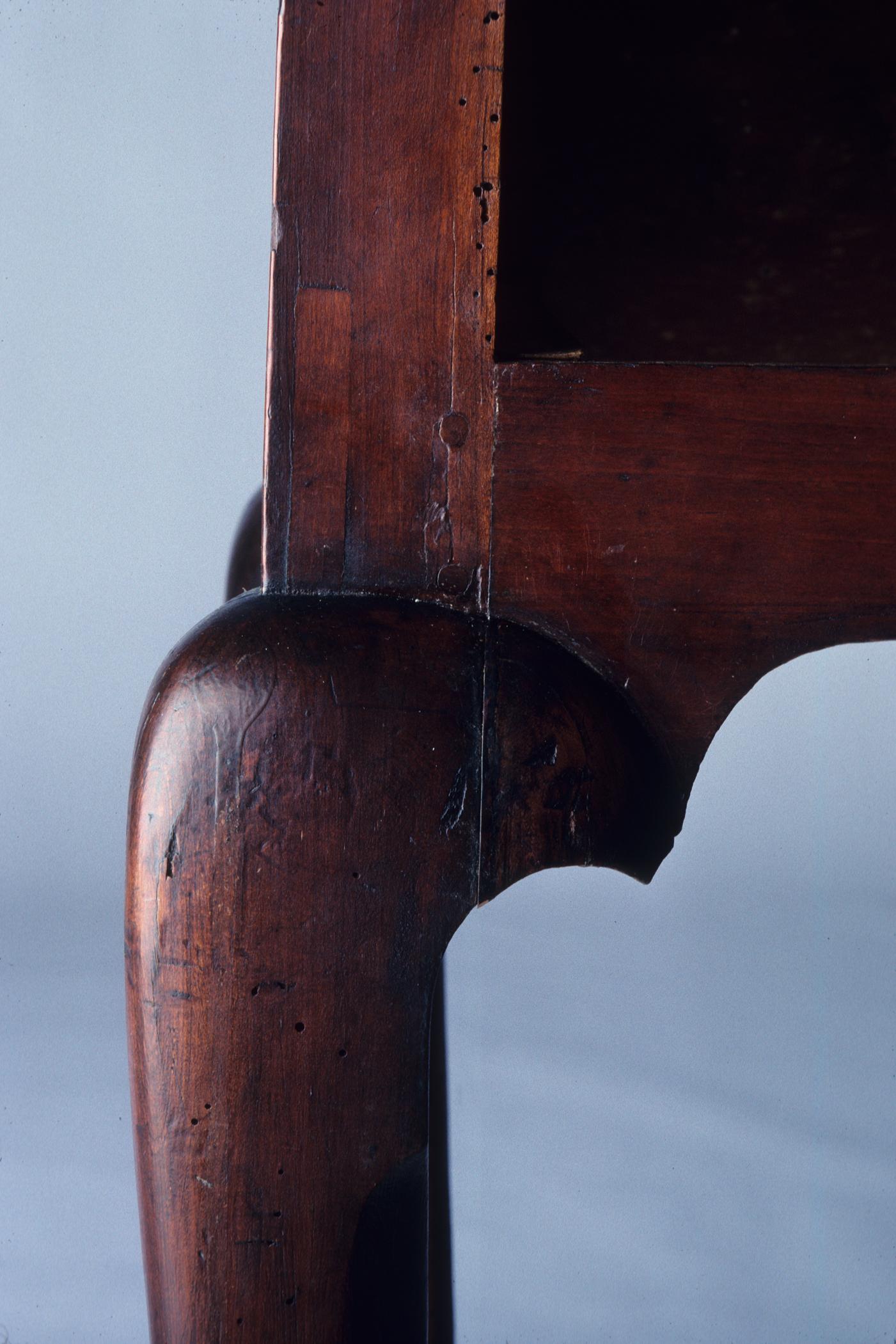 1968.0772 Chest of Drawers, High Chest, Detail 4