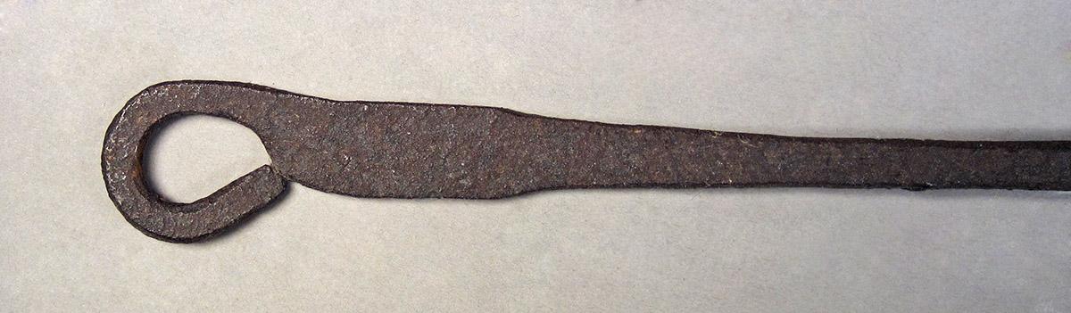 1957.0026.523, Ladle, handle end