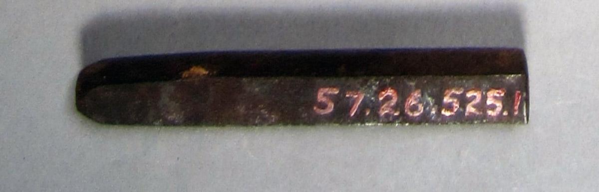 1957.0026.525.001 Number die, View 1