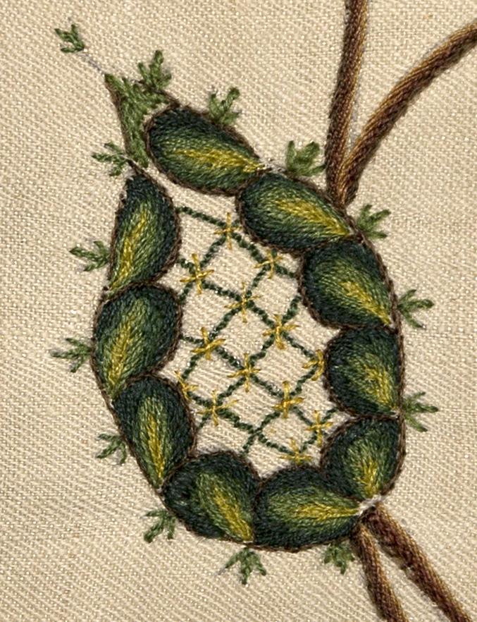 1969.0002 A Embroidery Picture, Middle Detail 5